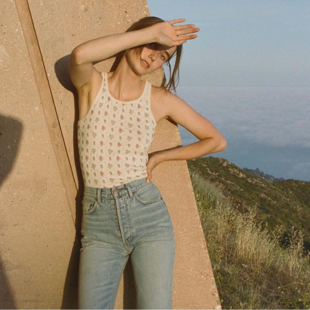 Doen Seine top in sun-drenched floral